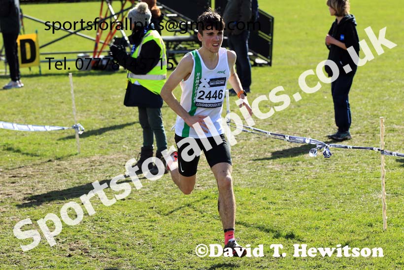 Mens Under-17s 2022 CAU Inter Counties Cross Country, Prestwold Hall, Loughborough.  Photo: David T. Hewitson/Sports for All Pics